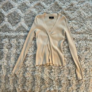 Cider long sleeve sweater in cream